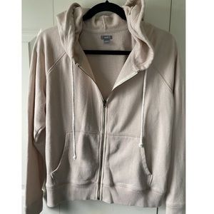 Aerie Hooded Zip Up Sweatshirt